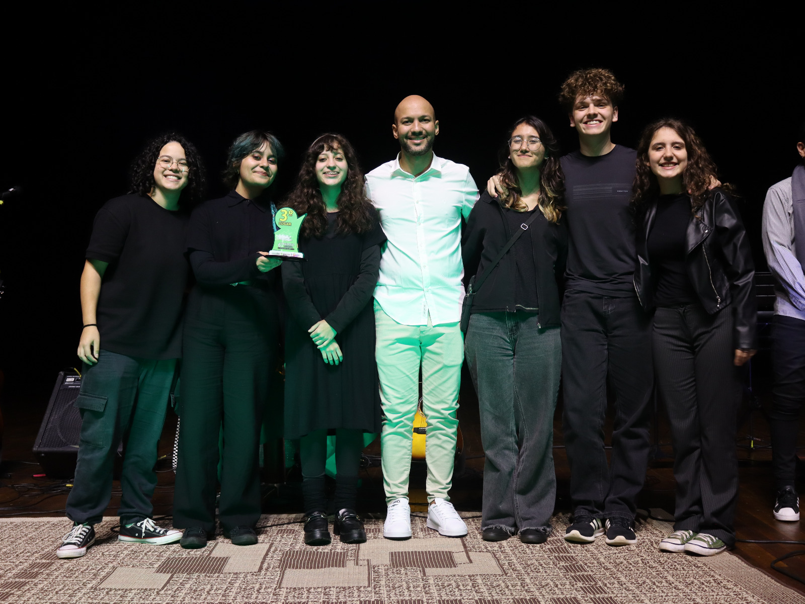 3º lugar: Bruna Emanueli Vaz de Oliveira, Arthur Brenan Di Bösing, Karoline Paula Coletti Gomes, Mariana Borges Medeiros, Mariana Clara Balestreri Nunes, Mariana Barbosa de Lima, Bruna Zanotelli e Nilton Zanotelli, com 