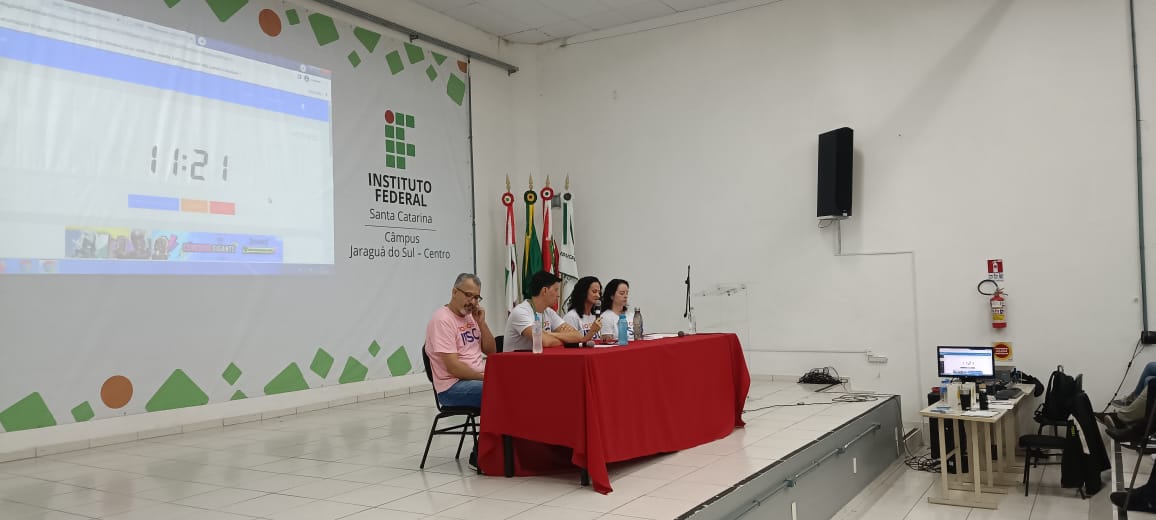 Apresentação da chapa única que concorre à direção-geral no IFSC Centro.