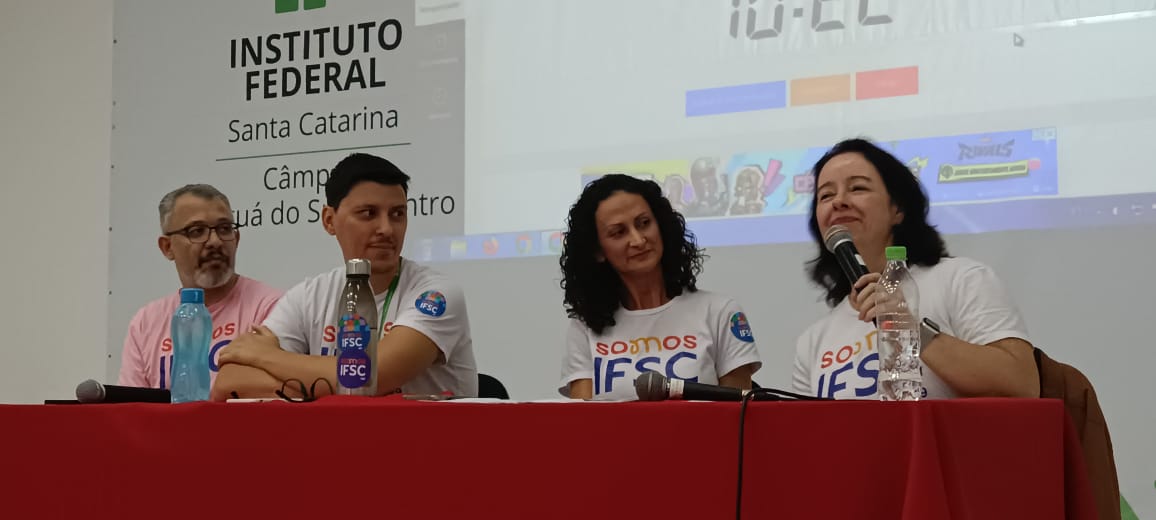 Apresentação da chapa única que concorre à direção-geral no IFSC Centro.
