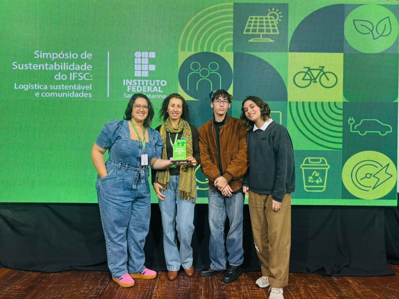 Participação da equipe do CompostIFSC no Simpósio de Sustentabilidade