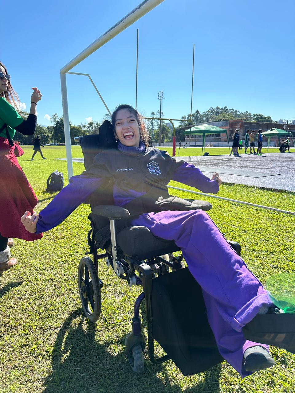 Júlia participou das competições em Timbó