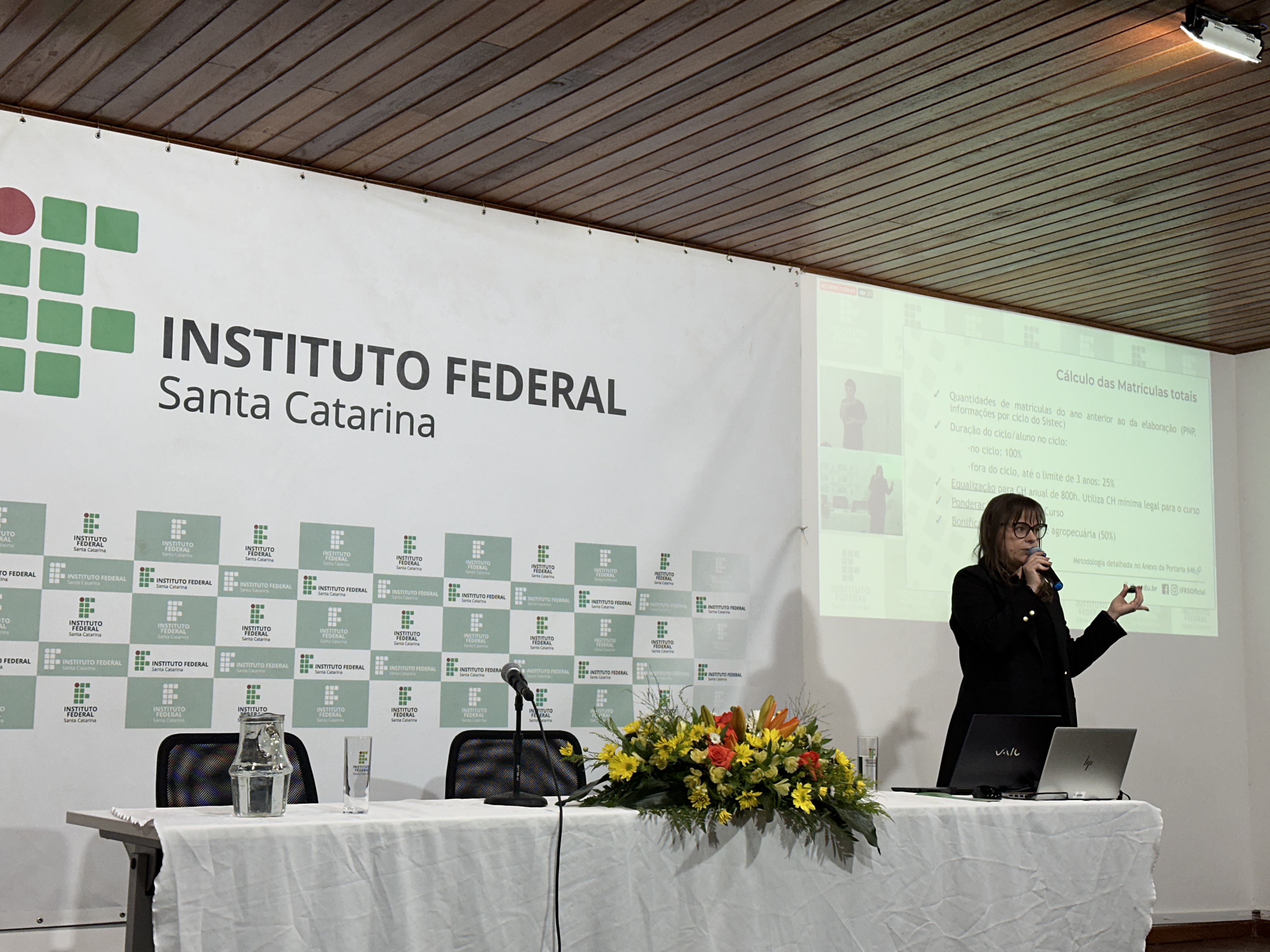 A pró-reitora de Administração do IFRS, Tatiana Weber I Foto: Marcela Lin