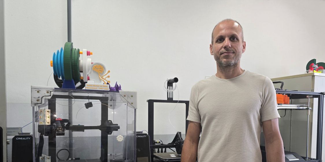 O professor Ricardo Muhl é responsável pelas atividades e projetos na área