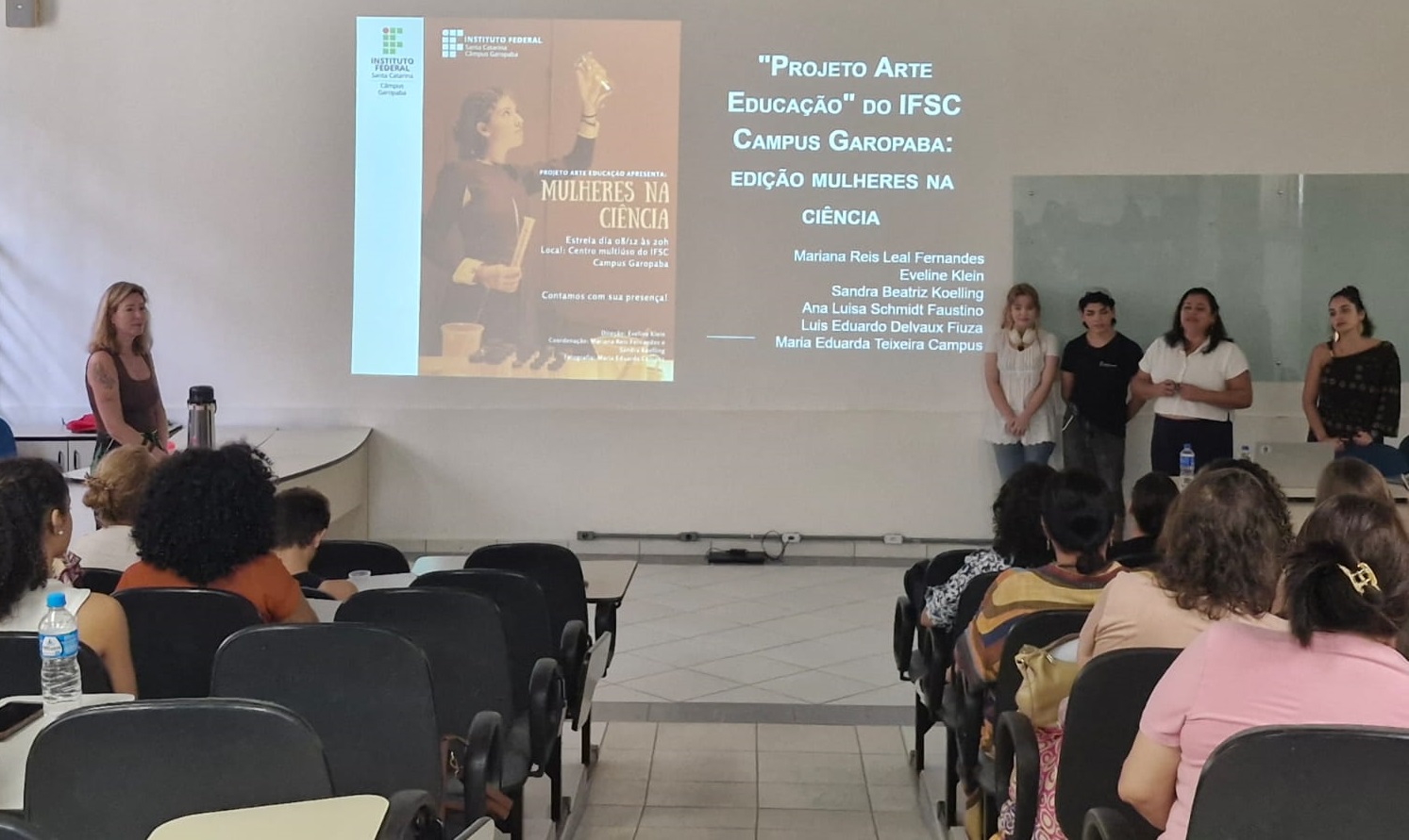 Palestra sobre o Projeto Arte Educação foi realizada na UFSC dia 28 de março