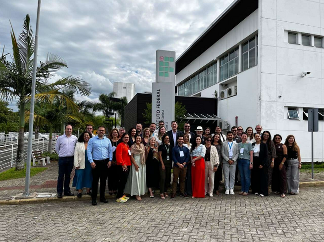 Reunião ocorreu na Reitoria do IFSC, em Florianópolis (Foto: Conif)