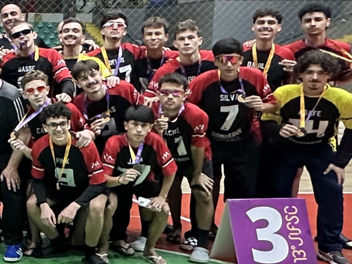 Premiação do handebol masculino: bronze