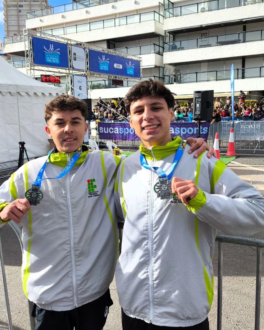 Vitor e João Vitor tiveram ótimo desempenho na maratona