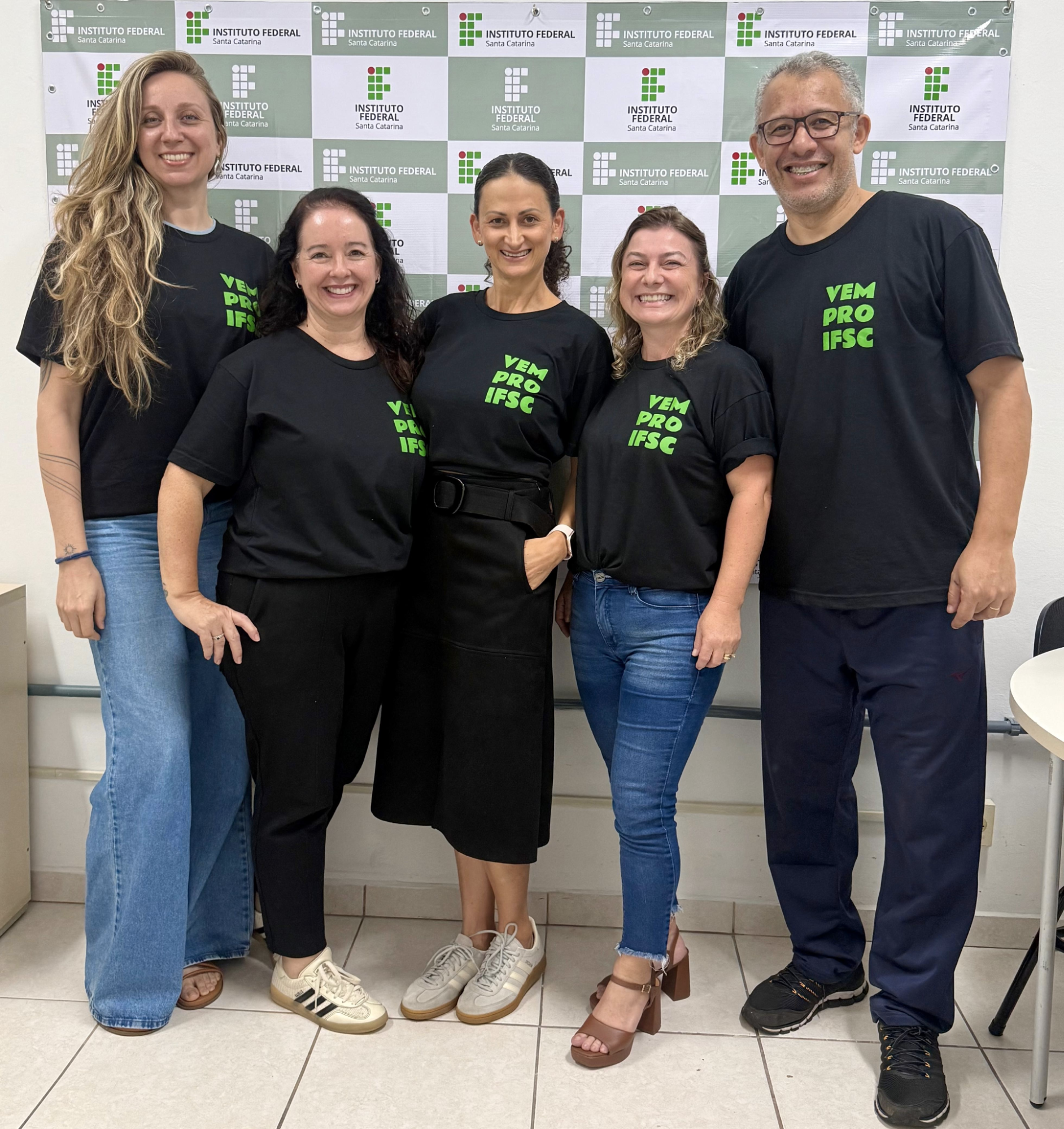 Equipe de gestão à época em que a servidora Mariana Guerino chefiava o DAE.