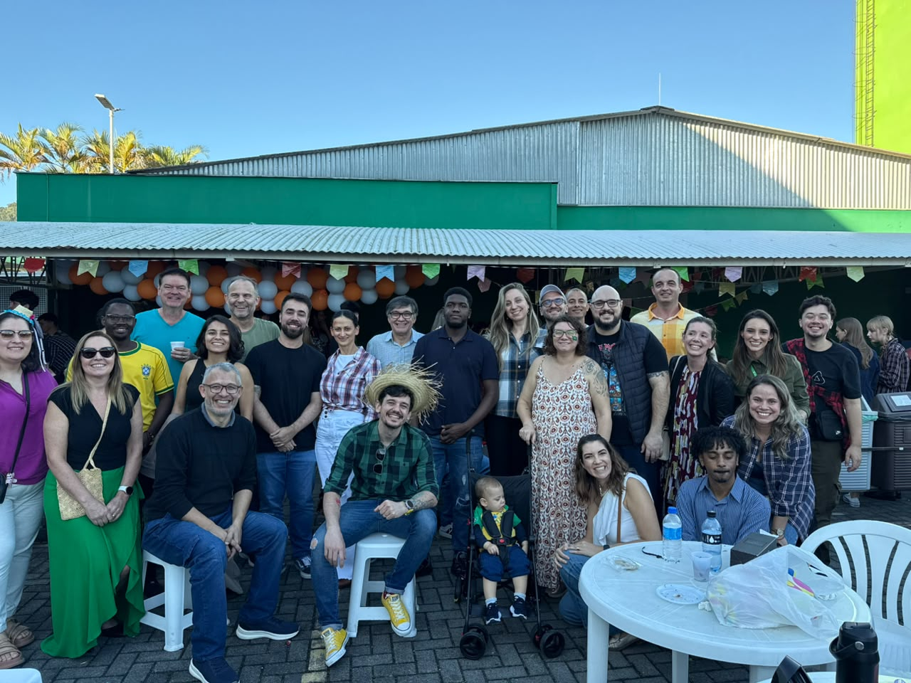 Festa junina realizada no câmpus.