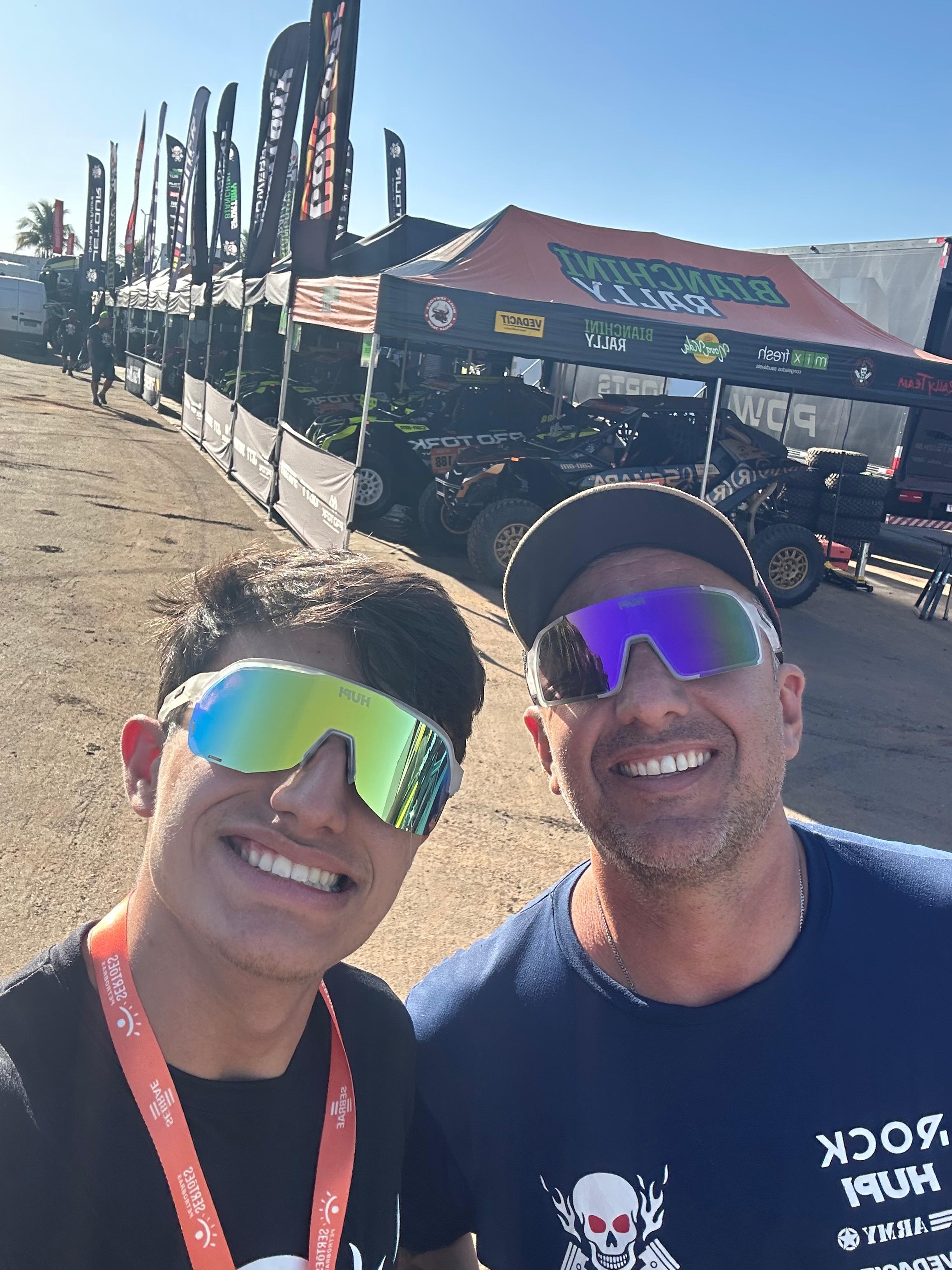 Gustavo Tonche e seu pai, Alexandre Tonche.