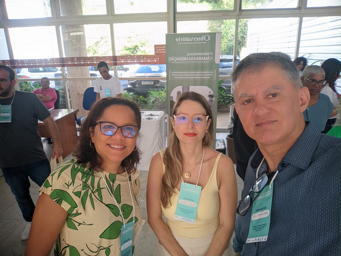 Etianne, Danielli e Marcelo participaram do evento em Salvador