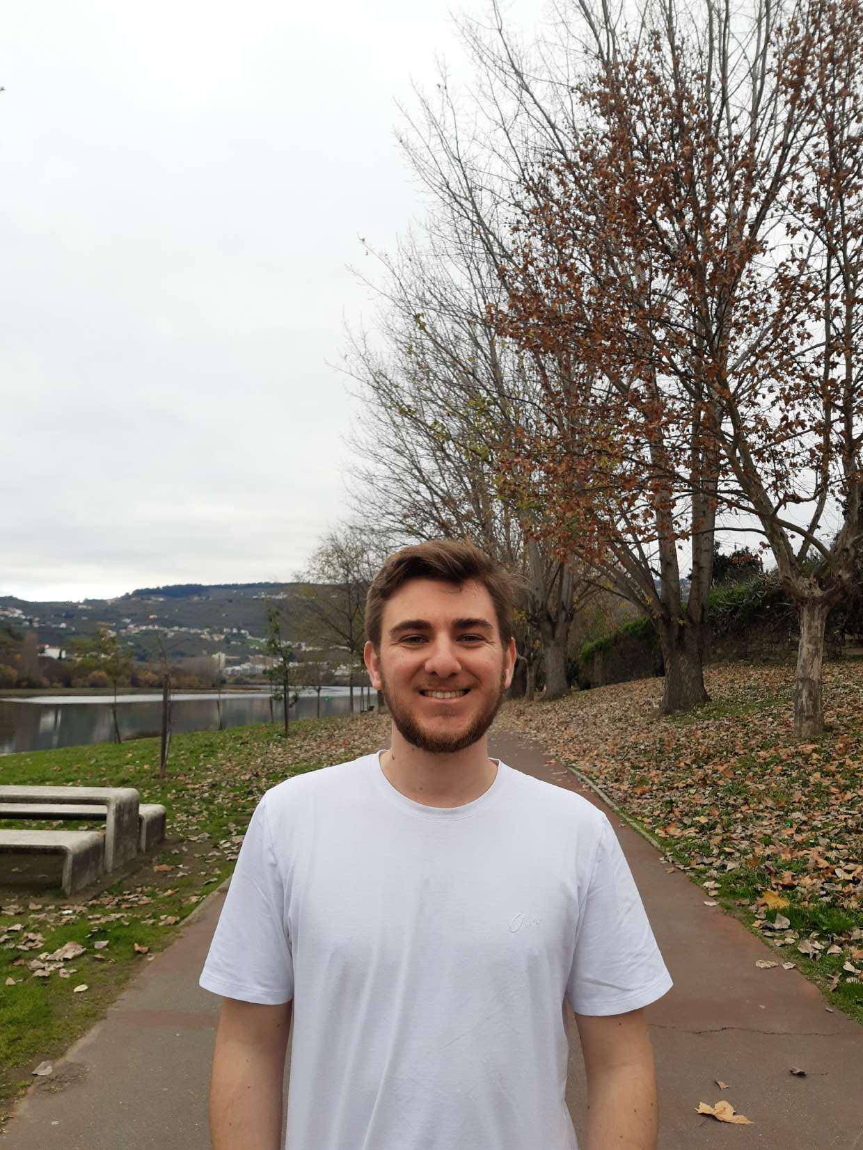 Rodrigo Guetten Lohn, aluno do Câmpus Florianópolis, em intercâmbio no ISEP, em Portugal.