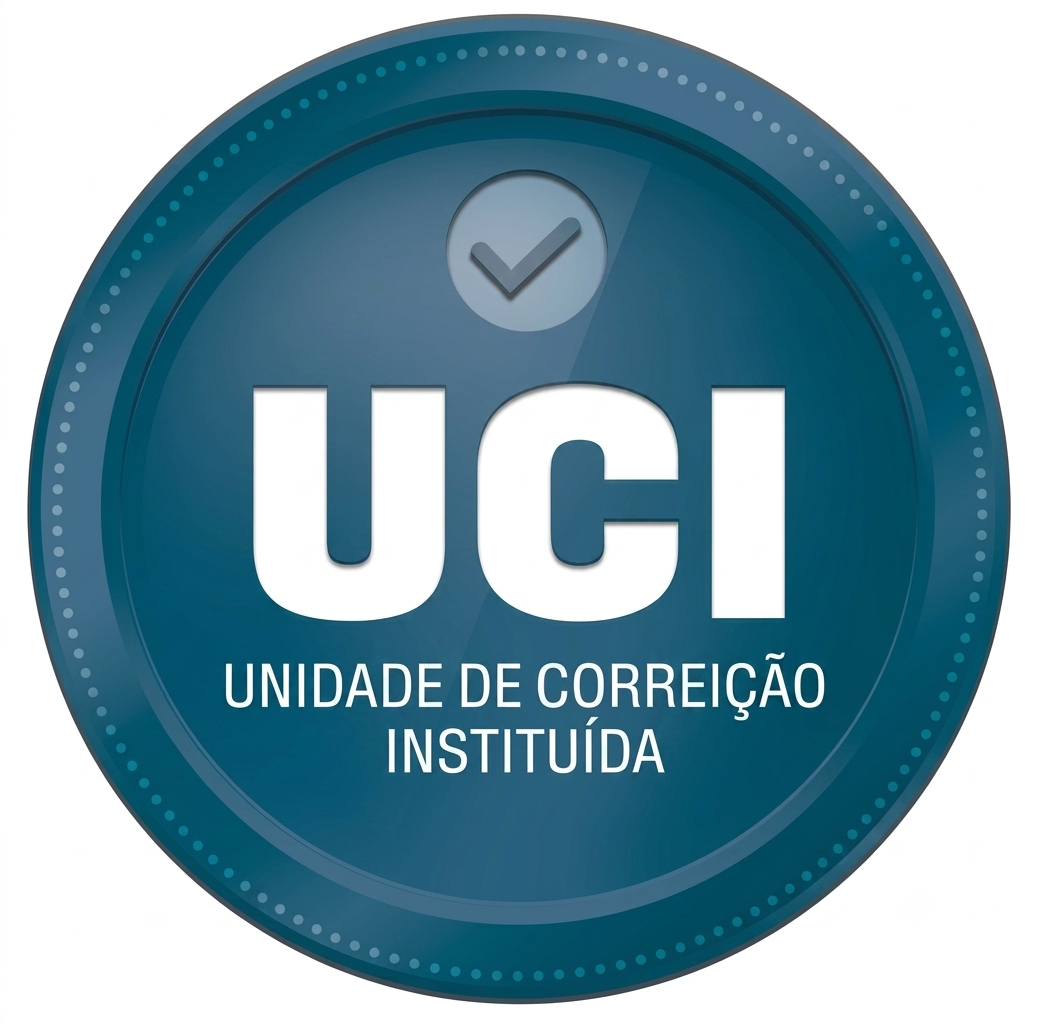 Imagem do selo: Unidade de correição instituída